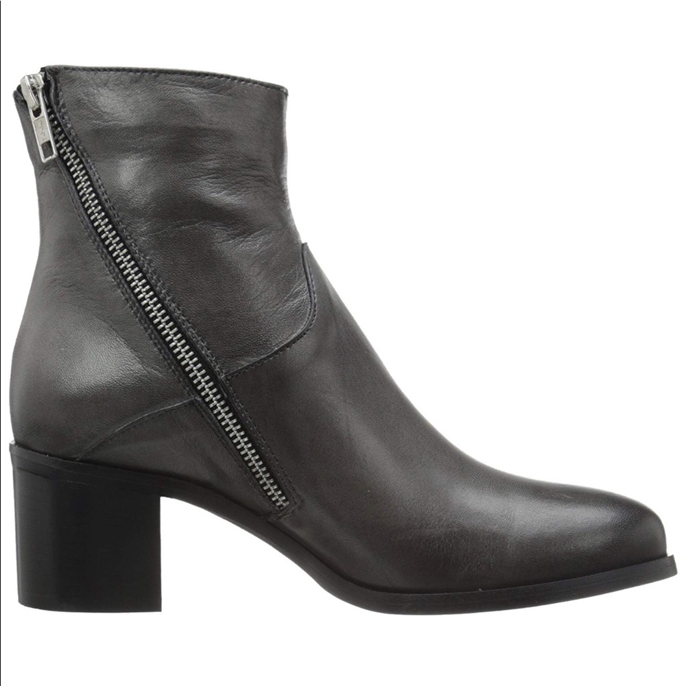 Coal Double Threat Leather Moto Ankle Booties - Picture 6 of 8